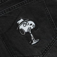 Butter Goods x Peanuts Spike Denim Jeans - Faded Black thumbnail