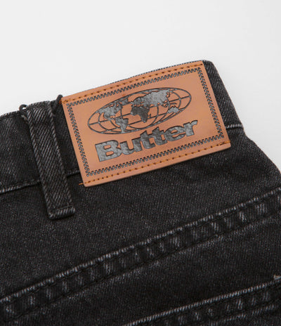 Butter Goods x Peanuts Spike Denim Jeans - Faded Black