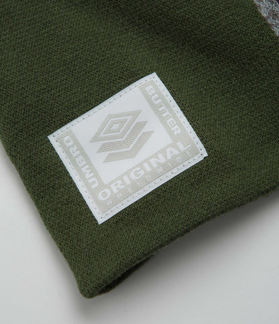 Butter Goods x Umbro Athletica Skully Beanie in Sage