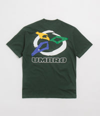 Butter Goods x Umbro Ball T-Shirt in Dark Forest