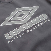 Butter Goods x Umbro Diamond Logo Crewneck Sweatshirt - Washed Slate thumbnail