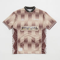 Butter Goods x Umbro Optical Jersey in Brown and Taupe thumbnail