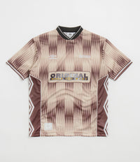 Tシャツ・カットソー UMBRO UMB X BUTTER GOODS Short Sleeve Optical Jersey T-Shirt Butter Goods x Umbro Optical Short Sleeve Soccer Jersey