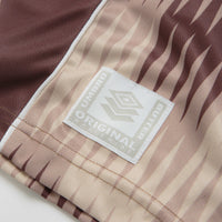 Butter Goods x Umbro Optical Jersey in Brown and Taupe thumbnail