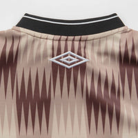 Butter Goods x Umbro Optical Jersey in Brown and Taupe thumbnail