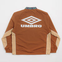Butter Goods x Umbro Training Sweatshirt in Chocolate and Tan thumbnail