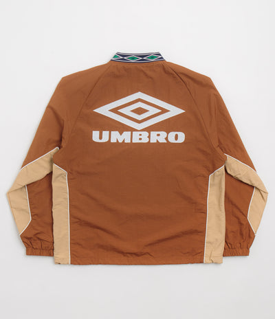 Butter Goods x Umbro Training Sweatshirt in Chocolate and Tan