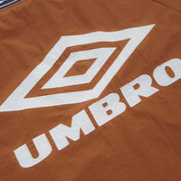 Butter Goods x Umbro Training Sweatshirt in Chocolate and Tan thumbnail