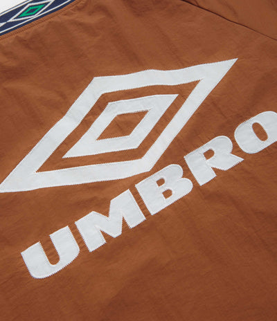 Butter Goods x Umbro Training Sweatshirt in Chocolate and Tan