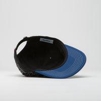 Butter Goods Yard Cap in Black and Royal Blue thumbnail