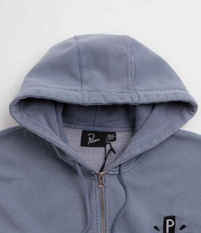 by Parra A Cross To Bear Zip Hoodie - Blue