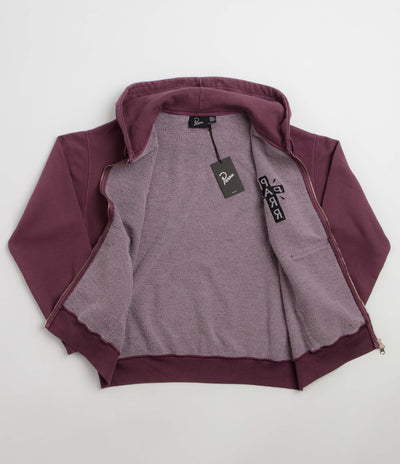by Parra A Cross To Bear Zip Hoodie - Purple