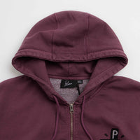 by Parra A Cross To Bear Zip Hoodie - Purple thumbnail