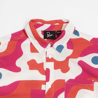 by Parra Abstract Mountain Short Sleeve Shirt in Red thumbnail