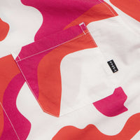 by Parra Abstract Mountain Short Sleeve Shirt in Red thumbnail