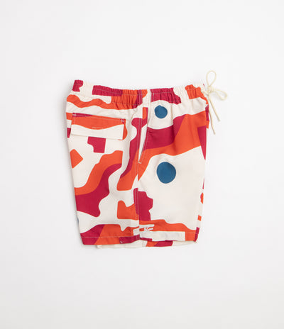 by Parra Abstract Mountain Swim Shorts in Red