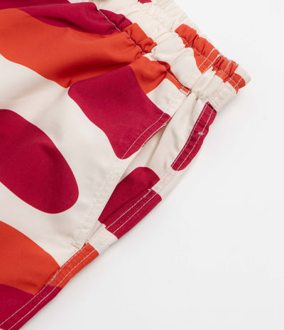 by Parra Abstract Mountain Swim Shorts in Red