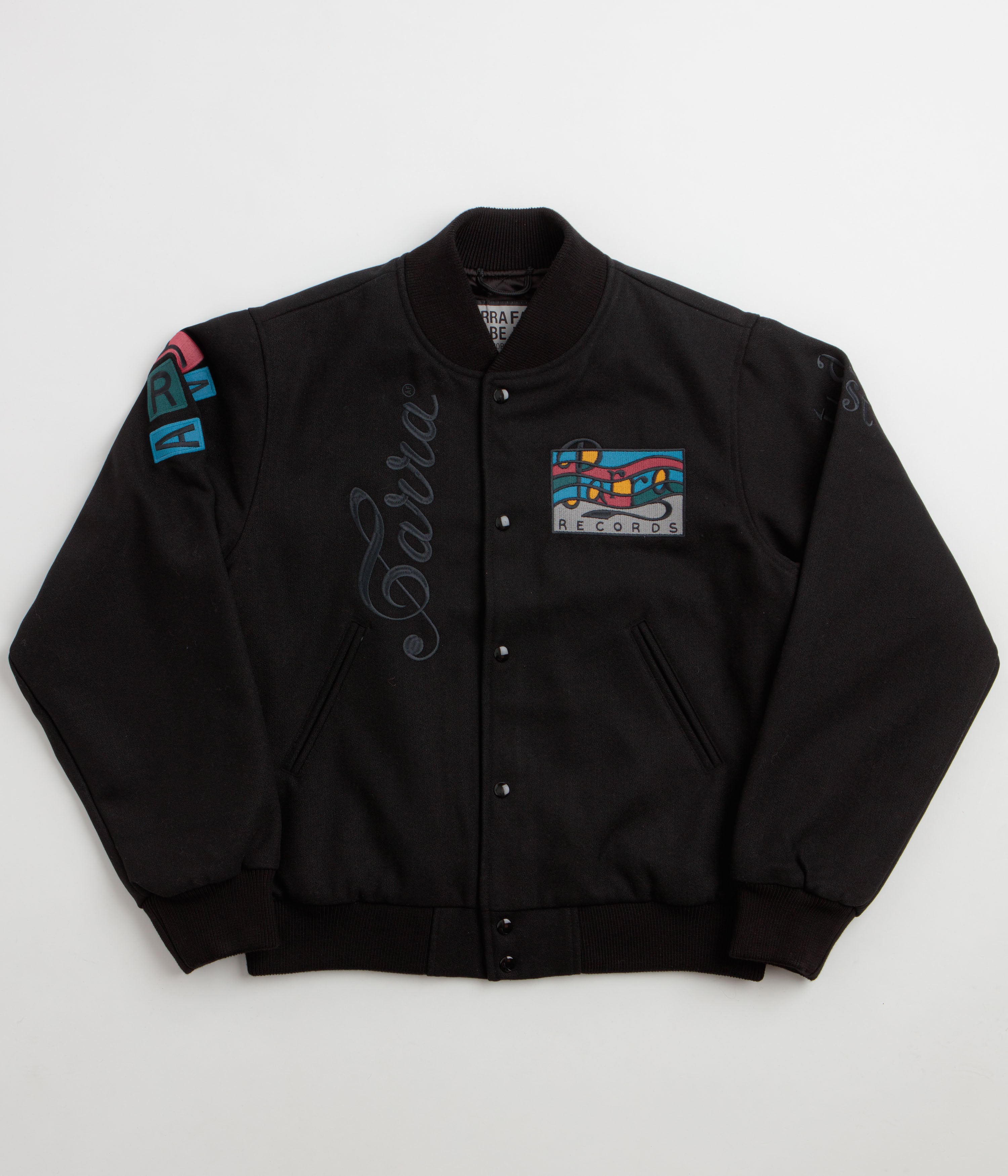 by Parra All The Best Varsity Jacket - Black