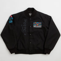 by Parra All The Best Varsity Jacket - Black thumbnail