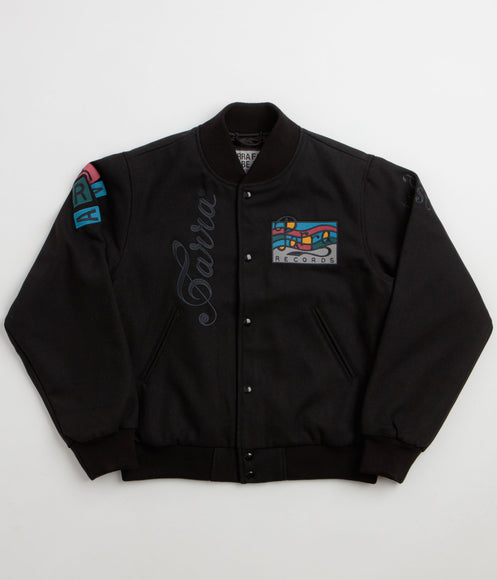 by Parra All The Best Varsity Jacket - Black