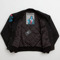 by Parra All The Best Varsity Jacket - Black thumbnail