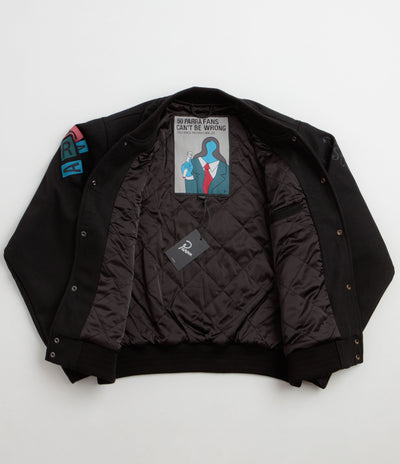 by Parra All The Best Varsity Jacket - Black