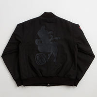 by Parra All The Best Varsity Jacket - Black thumbnail