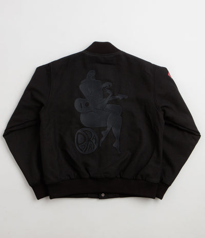 by Parra All The Best Varsity Jacket - Black