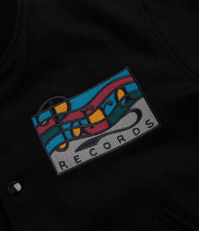 by Parra All The Best Varsity Jacket - Black