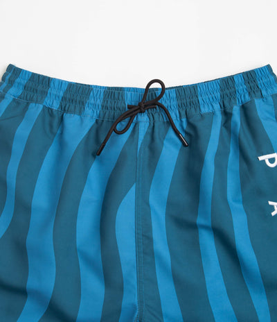 by Parra Aqua Weed Waves Swim Shorts - Greek Blue