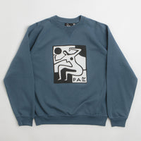 by Parra Ball Sports Crewneck Sweatshirt in Dark Blue thumbnail