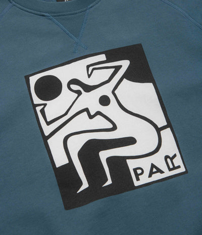 by Parra Ball Sports Crewneck Sweatshirt in Dark Blue