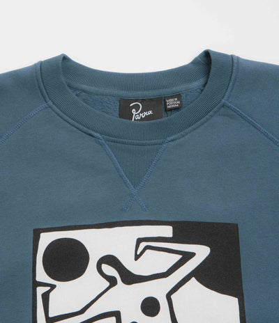 by Parra Ball Sports Crewneck Sweatshirt in Dark Blue