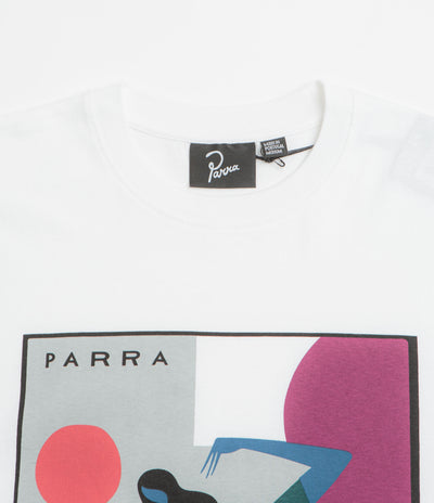 by Parra Ball To The Face T-Shirt in White