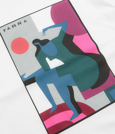 by Parra Ball To The Face T-Shirt in White