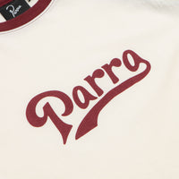by Parra Baller Of The Based Raglan Long Sleeve T-Shirt in Dark Red thumbnail