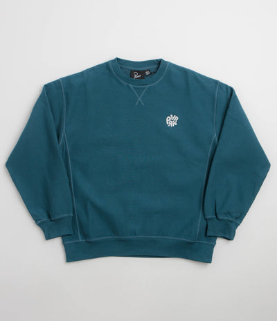 by Parra Balloon Logo Cross-Grain Crewneck Sweatshirt - Blue