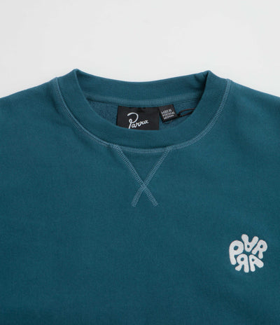 by Parra Balloon Logo Cross-Grain Crewneck Sweatshirt - Blue