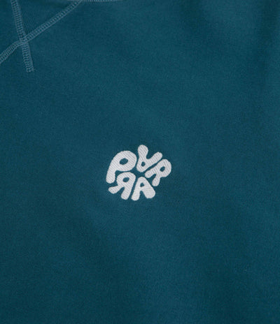 by Parra Balloon Logo Cross-Grain Crewneck Sweatshirt - Blue