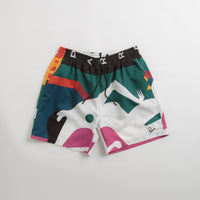 by Parra Beached In White Swim Shorts in Multi thumbnail