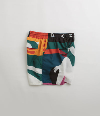 by Parra Beached In White Swim Shorts in Multi