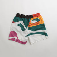 by Parra Beached In White Swim Shorts in Multi thumbnail