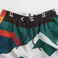 by Parra Beached In White Swim Shorts in Multi thumbnail