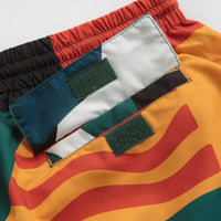 by Parra Beached In White Swim Shorts in Multi thumbnail