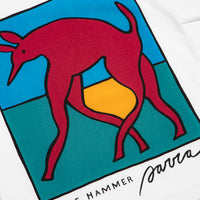 by Parra Bear Dog Hammer T-Shirt - White thumbnail
