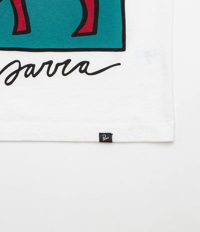 by Parra Bear Dog Hammer T-Shirt - White