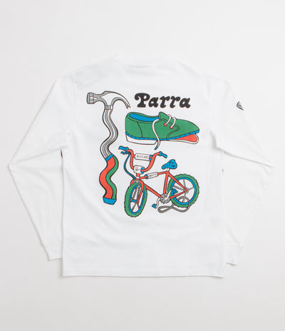 by Parra Bike Hammer Long Sleeve T-Shirt - White