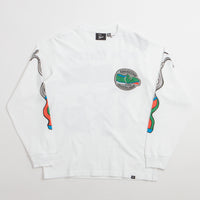 by Parra Bike Hammer Long Sleeve T-Shirt - White thumbnail
