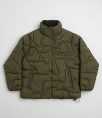 by Parra Boring Village Puffer Jacket - Green
