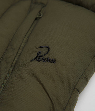 by Parra Boring Village Puffer Jacket - Green